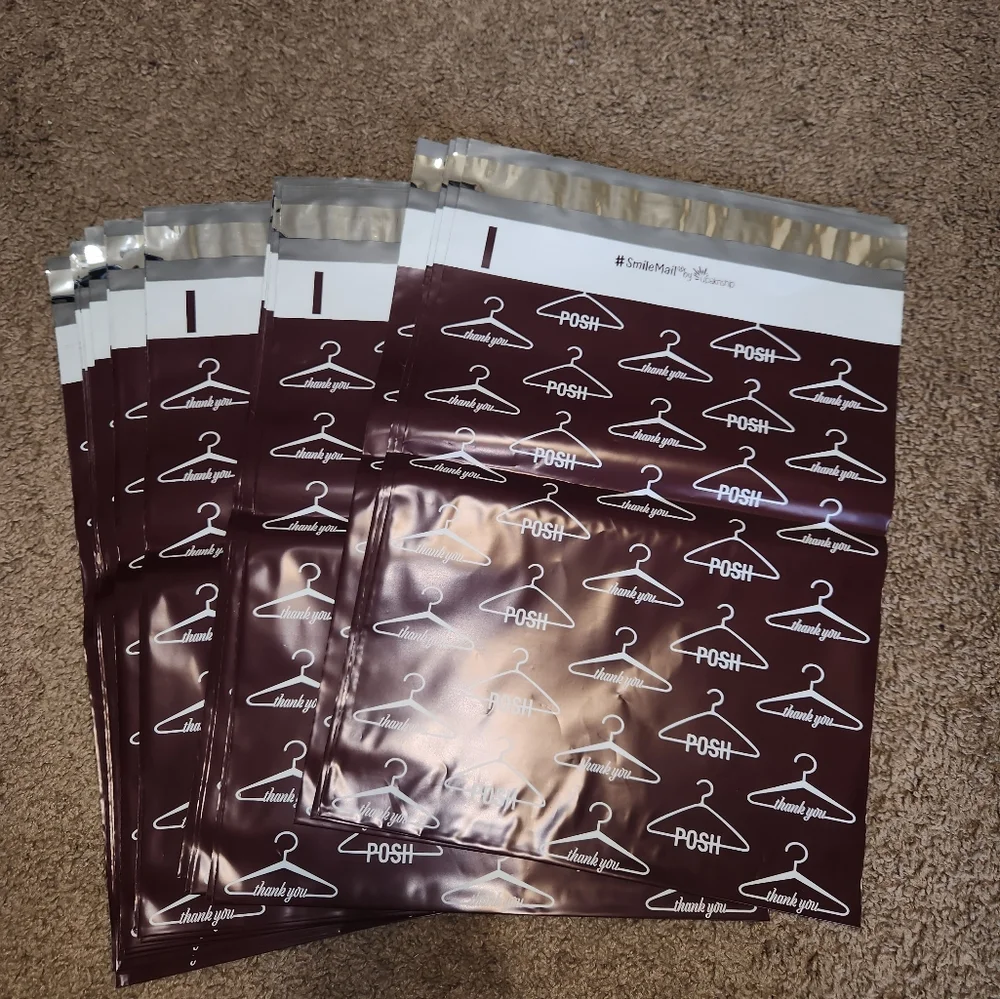 25 bags -  Posh hangers polymailers 10x 13 new